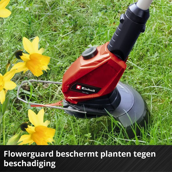 Einhell Accu Grastrimmer GE-CT 18 Li Solo - Power X-Change - 18 V/Li-ion - Maaidiameter: 24 cm - Draaibare en kantelbare motorkop - Bloembeschermer - Excl. accu en lader — afbeelding 4