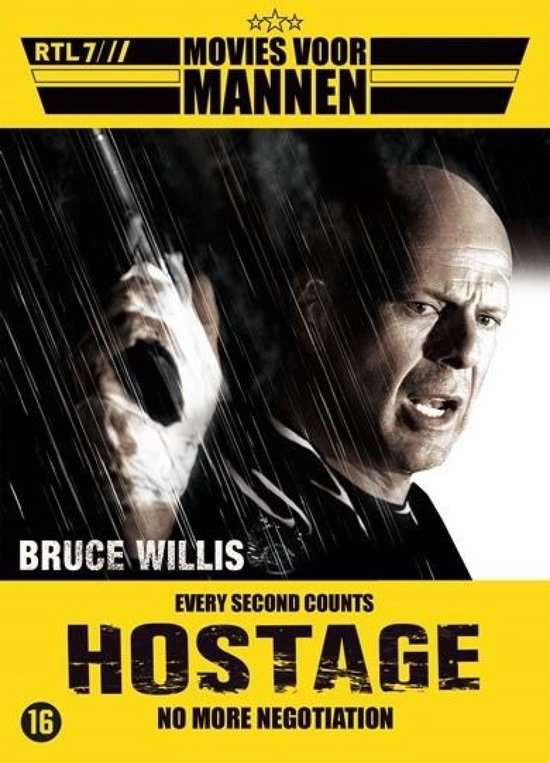 Bruce Willis met pistool, RTL 7 MOVIES VOOR MANNEN, Hostage - No More Negotiation