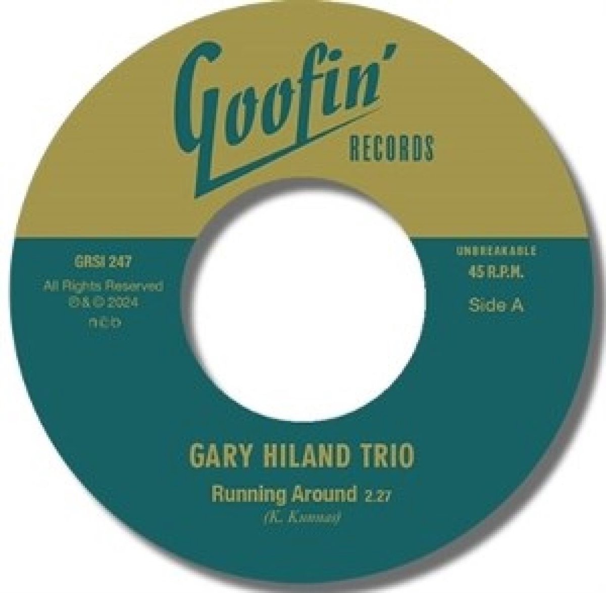 Gary Hiland Trio - Running Around (7" Single)