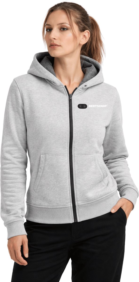 Verwarmde Hoodie - Vrouwen | Verwarmd Vest | Dual Heating | Grijs | Incl. twee powerbanks | XL