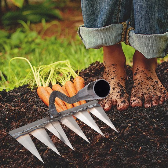 Tuin Hark - Staal - Scherpe - Verticuteermachine - Handhark — afbeelding 4