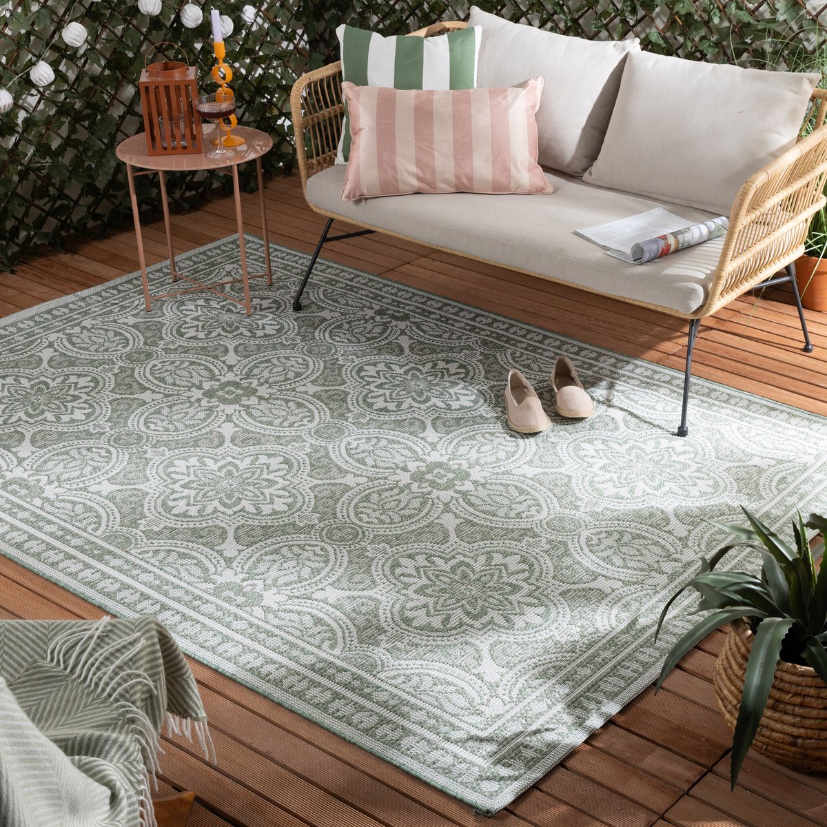 Fraai Buitenkleed - Summer Oriental Groen - 160x230cm
