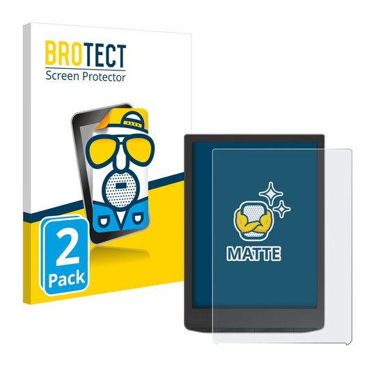 BROTECT - Protecteur d'écran pour PocketBook InkPad 4 - Film de protection mat (2 pièces)