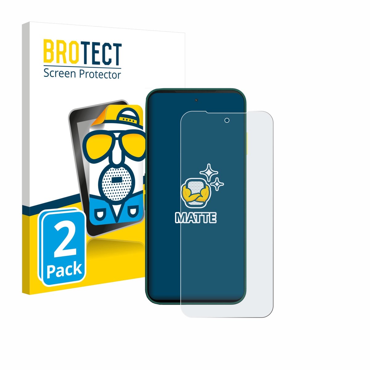 BROTECT - Screenprotector voor Fairphone 6 - Folie Beschermfolie matte 2 Stuks
