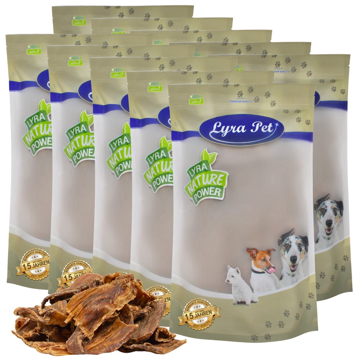 10 kg Lyra Pet® gedroogde vleeschips