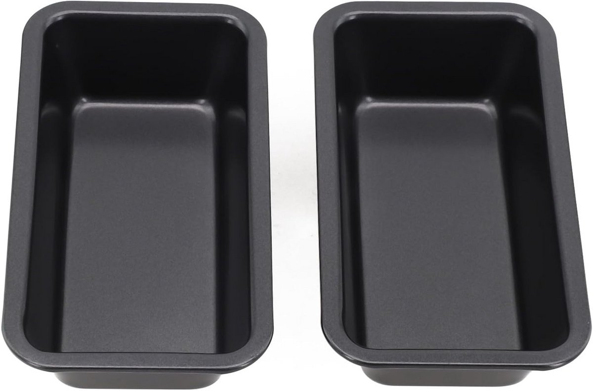 Set van 2 Mini Broodvormen Non-Stick voor Kleine Broodjes en Gebak
