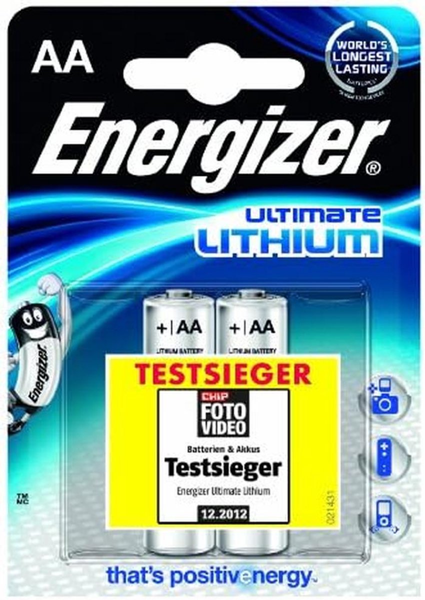 Lithium Mignon AA Batterijen Hoge Prestaties Lange Levensduur