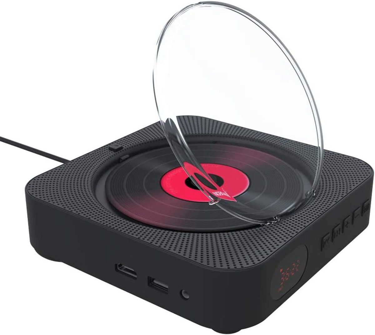 Draagbare CD/DVD-speler met Bluetooth, FM-radio en HDMI-uitgang