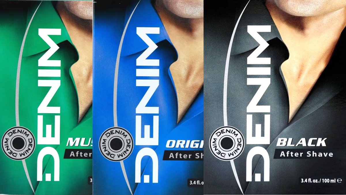 Denim After Shave MIX - Black / Musk / Original 3 x 100 ml
