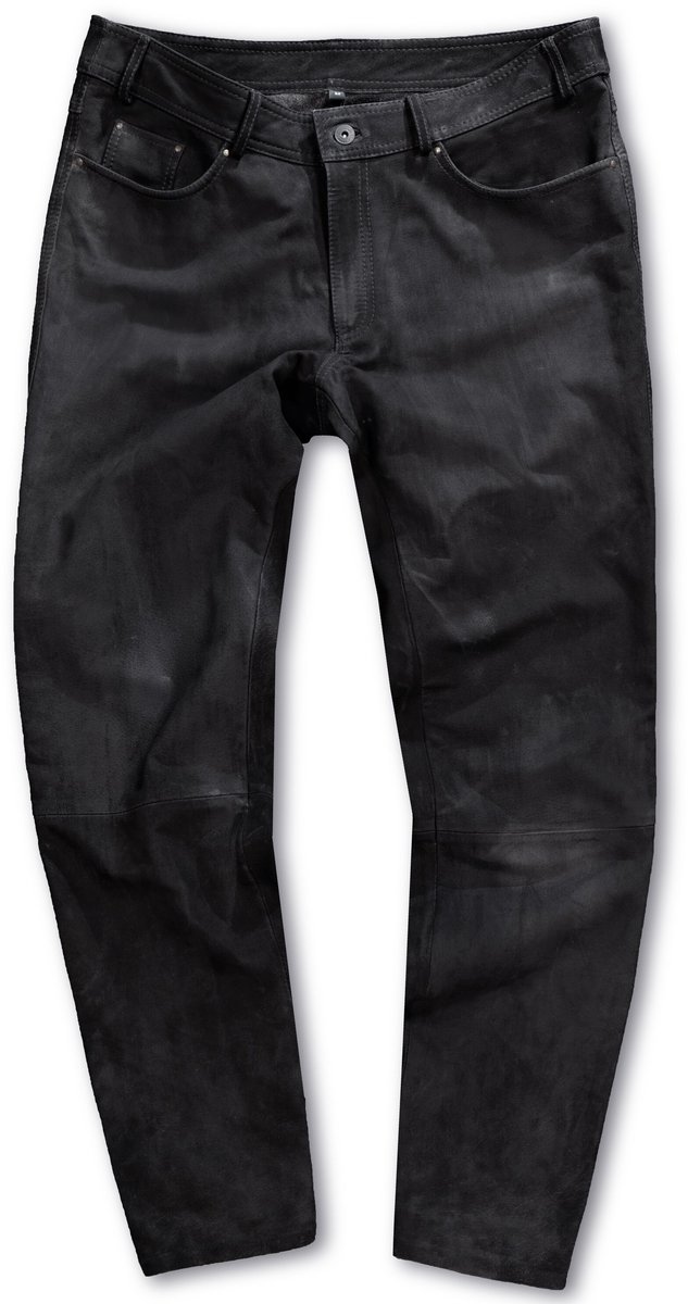 JP 1880 - Heren - leren broek regular fit 5-pocket buffelleer - Bruin - Maat 62