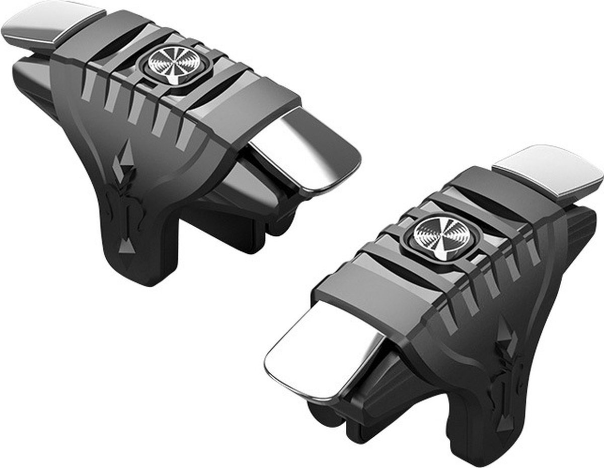 DrPhone GAME5 - Game Trigger L1 / R1 - Shooter Games - Metalen Controller - Controller Trigger - Geschikt voor Android / IOS - o.a. PUBG / COD