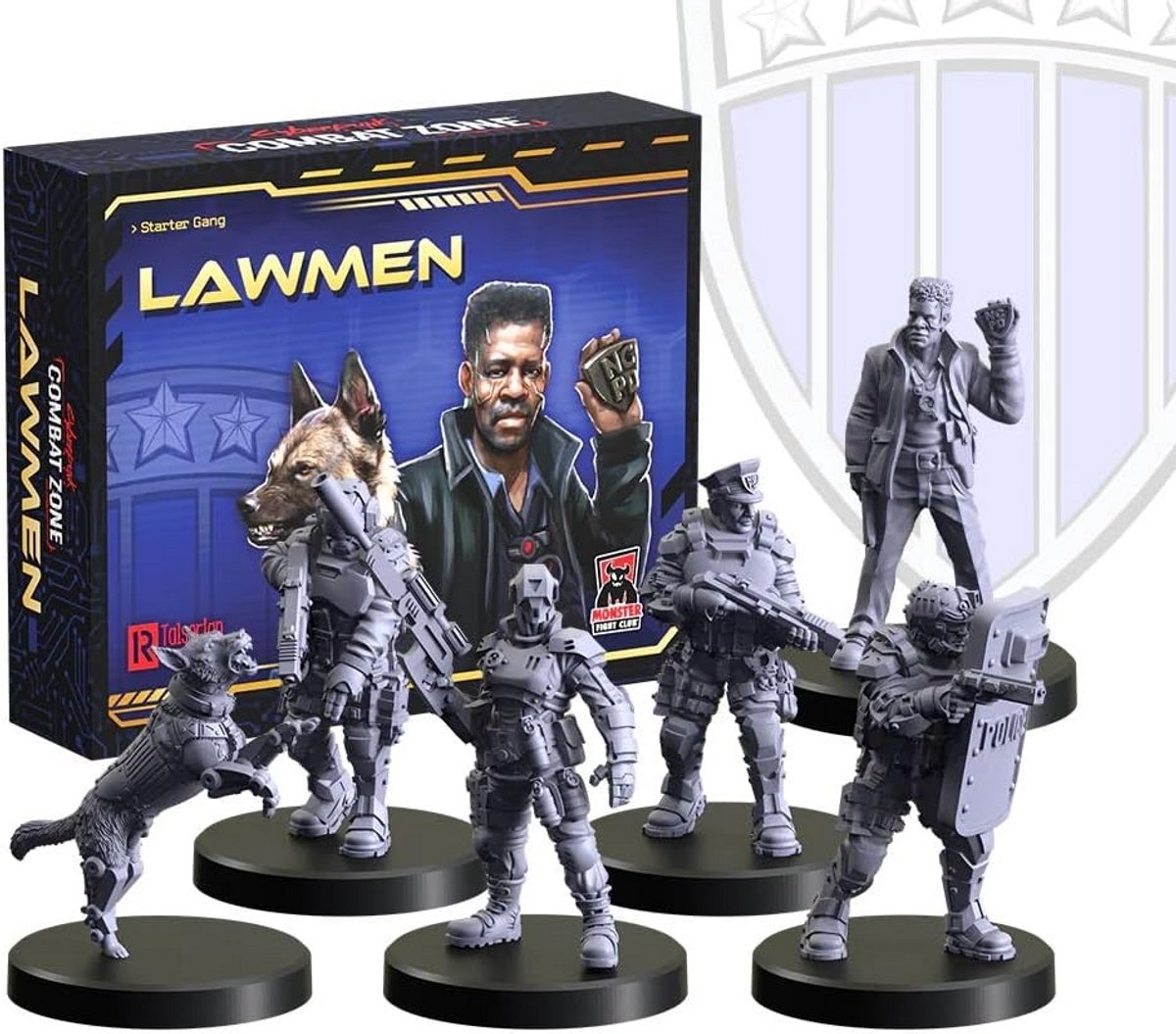 Cyberpunk Rode Combat Zone Miniaturen Uitbreiding Starter Gang