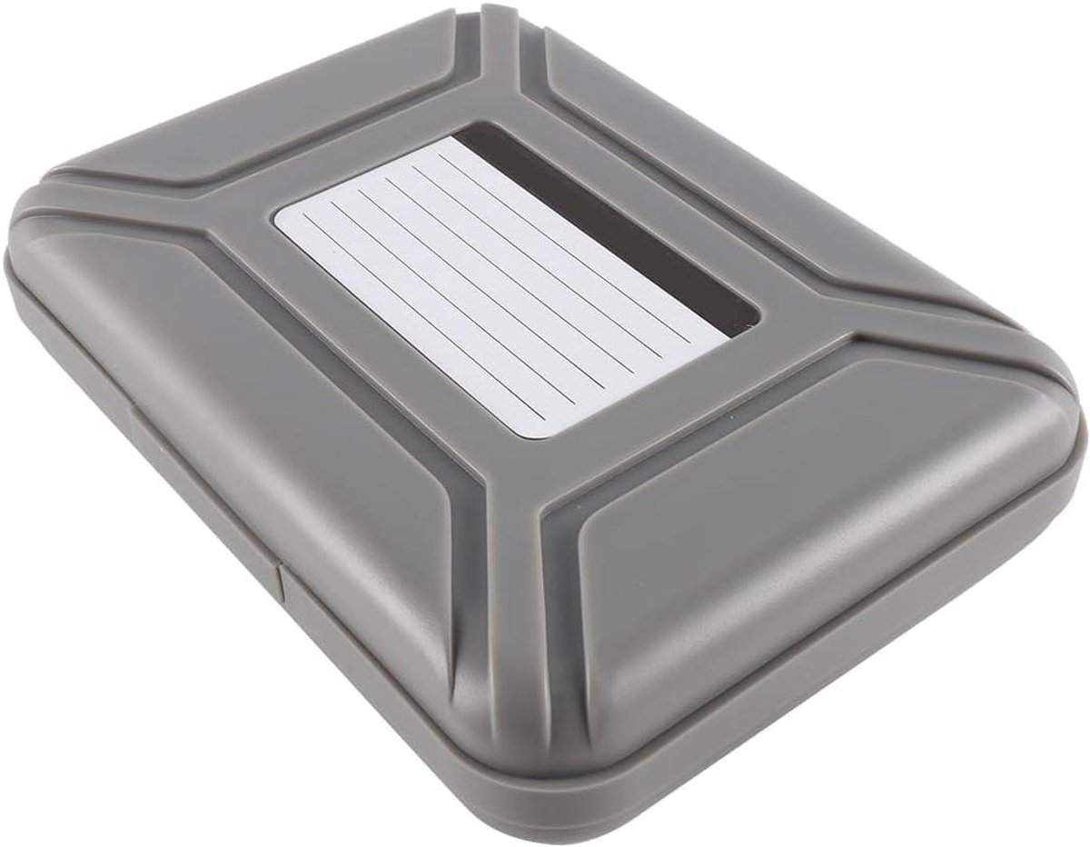 Allecto - Draagbare HDD-behuizing - Multifunctioneel - Harde schijf opslag - Stand met schokbestendig ontwerp - Waterbestendig - Geschikt voor alle merken - Zwart