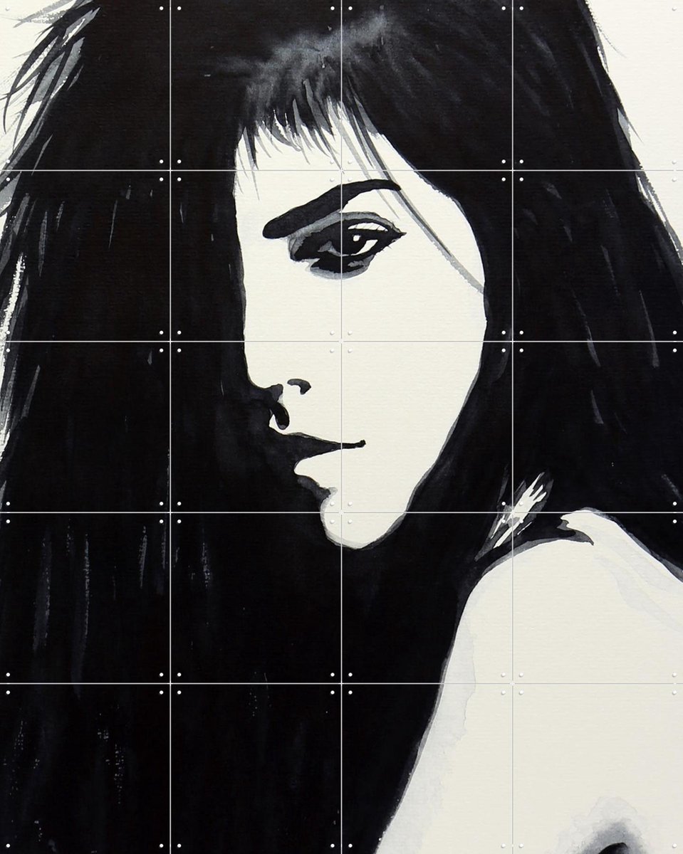 IXXI Zoning Thought, Natalie Bruns - 80 x 100 cm - Gratis ophangtool - Grote wanddecoratie en posters - Illustraties, Slaapkamer, Woonkamer, Mensen