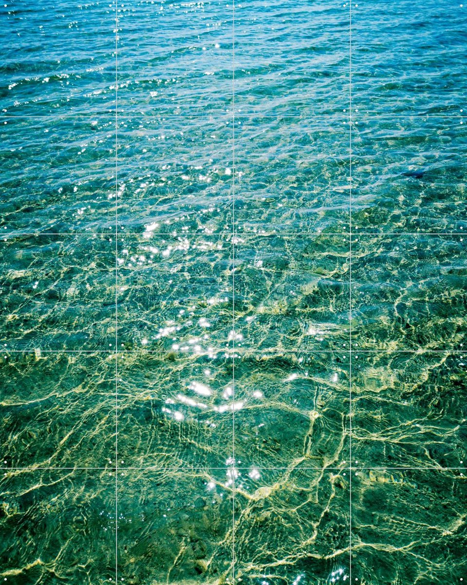 IXXI Fresh Blue, Angelo Cerantola - 80 x 100 cm - Gratis ophangtool - Grote wanddecoratie en posters - Fotografie, Slaapkamer, Woonkamer, Natuur