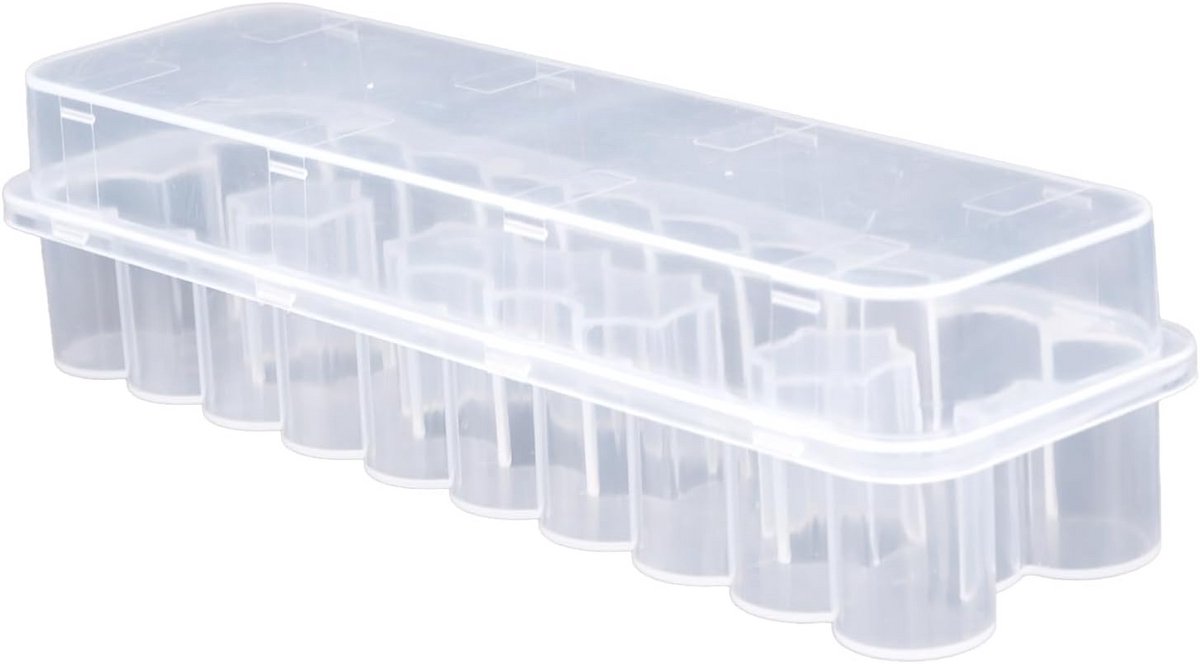 Vial Opbergdoos - Koelkast Organizer - Diabetische Zorg - 24 Sleuven - 174 cm - Helder