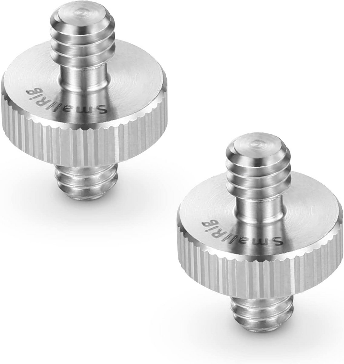 Schroefdraad Adapter - Dubbele Schroef - Camera Montage - Twee Schroefdraad Maten - 1/4 Inch