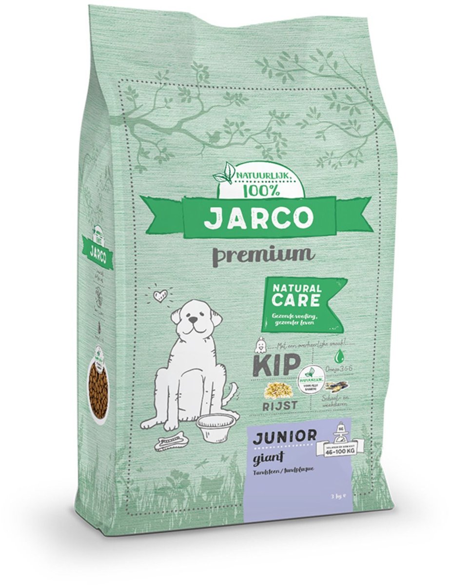 Jarco Dog Natural Giant Junior Kip, hondenvoer 46-100 kg
