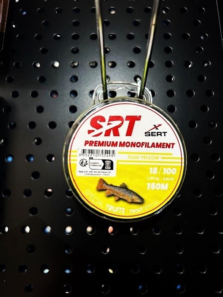Sert Nylon SRT Speciaal Forel 150m Fluo Geel - Maat : 0.20mm