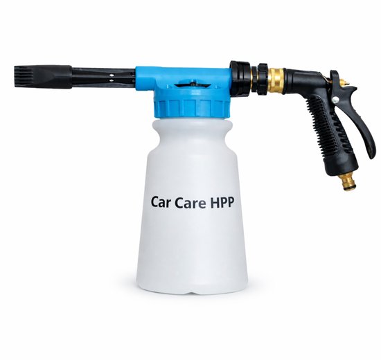 HPP® Snow Foam Gun – Schuimpistool voor Tuinslang – Foam Gun / Schuimlans – Auto Wassen & Schoonmaken – Verstelbare Sproeier