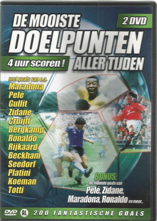 Foto: De mooiste doelpunten aller tijden met 200 goals dvd tweedehands film 