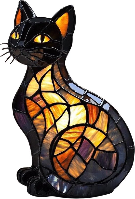 OUYLAF bureaulamp - Kat Lamp - kat lampje - kat nachtlamp - nachtlampje - nachtlampjes - voor Kattenliefhebbers - Sectie B