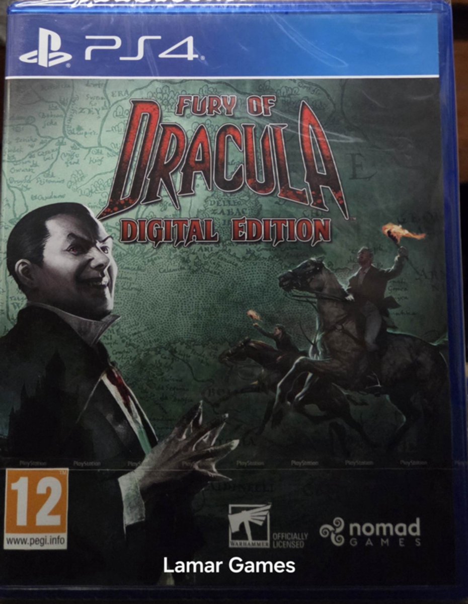 Fury of Dracula Boardgame Digital Edition (ps4 nieuw)