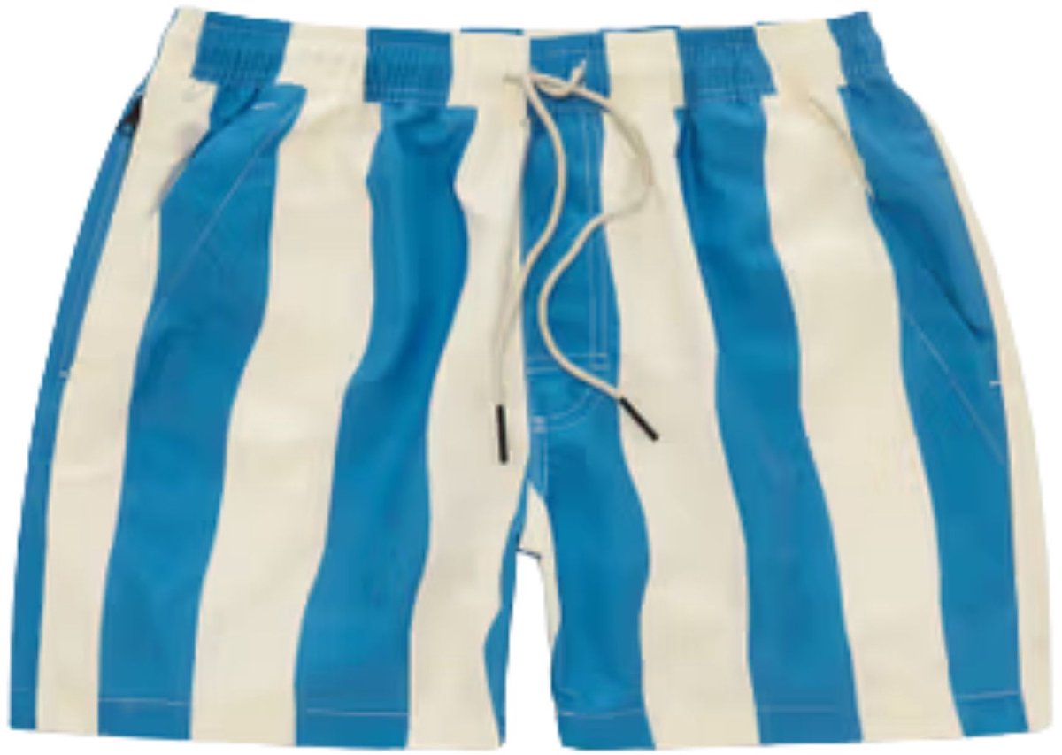 OAS - Badkleding Blauw Oas 5001 Zwembroeken Blauw Waver Swim Shorts