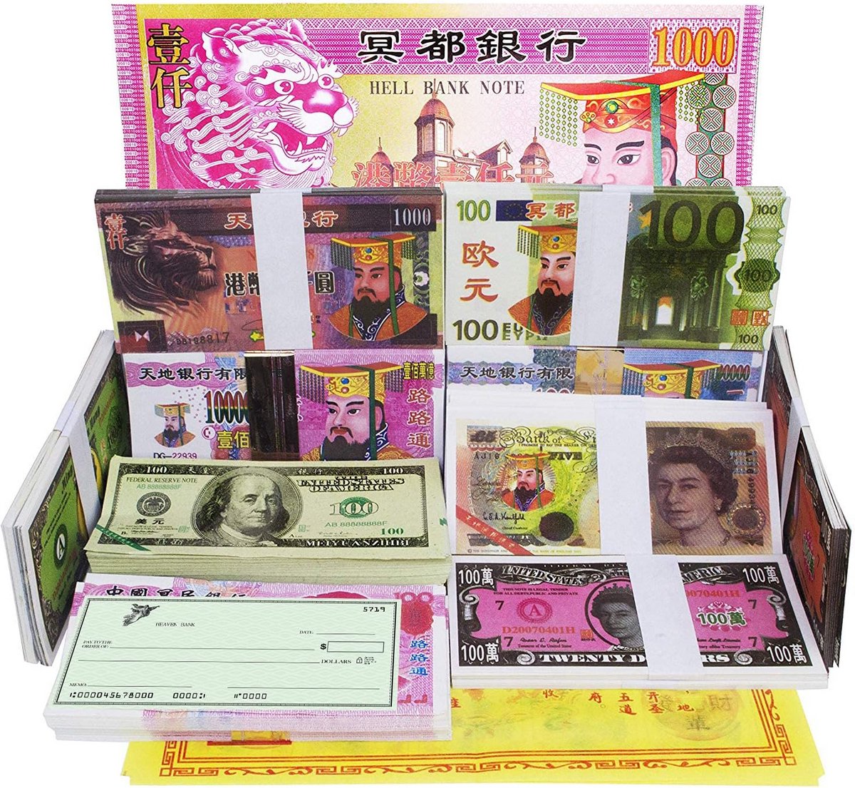 Voorouder Geld - Joss Papier - Spirituele Ceremonies - Grote Hoeveelheid - 1 Lbs - Gedrukt