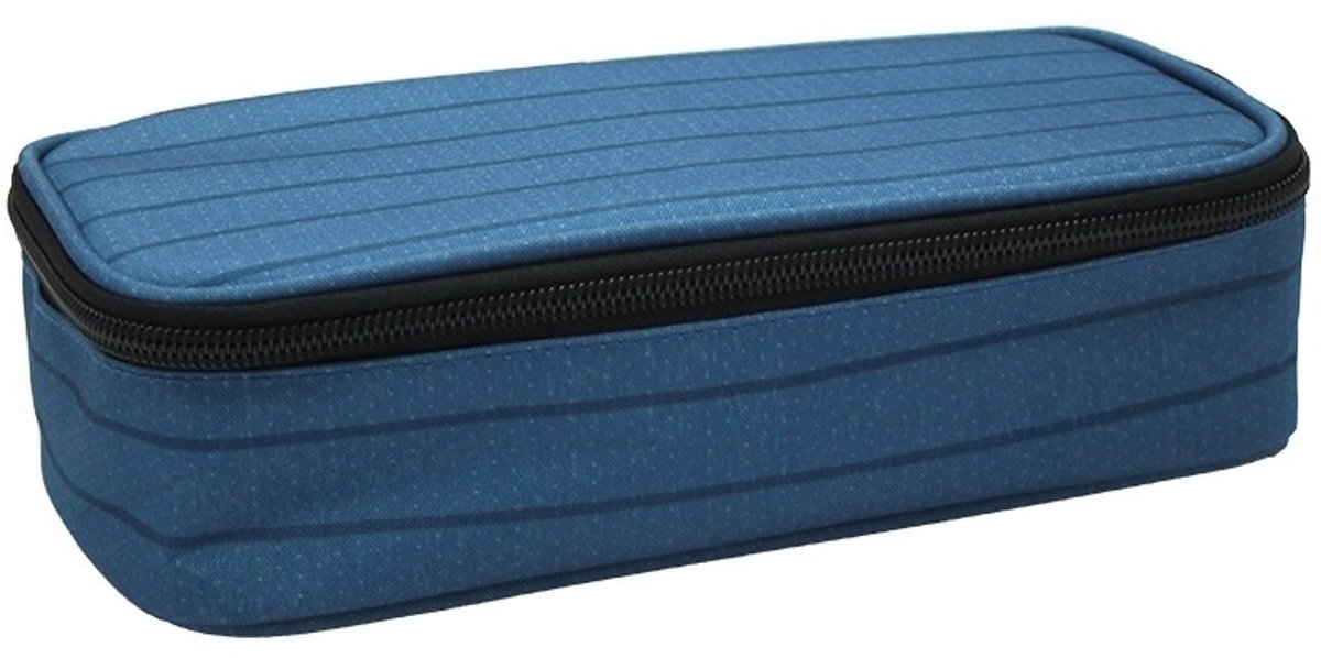 Etui - bakmodel groot - 24x12cm - XL GB - Blaze - blauw