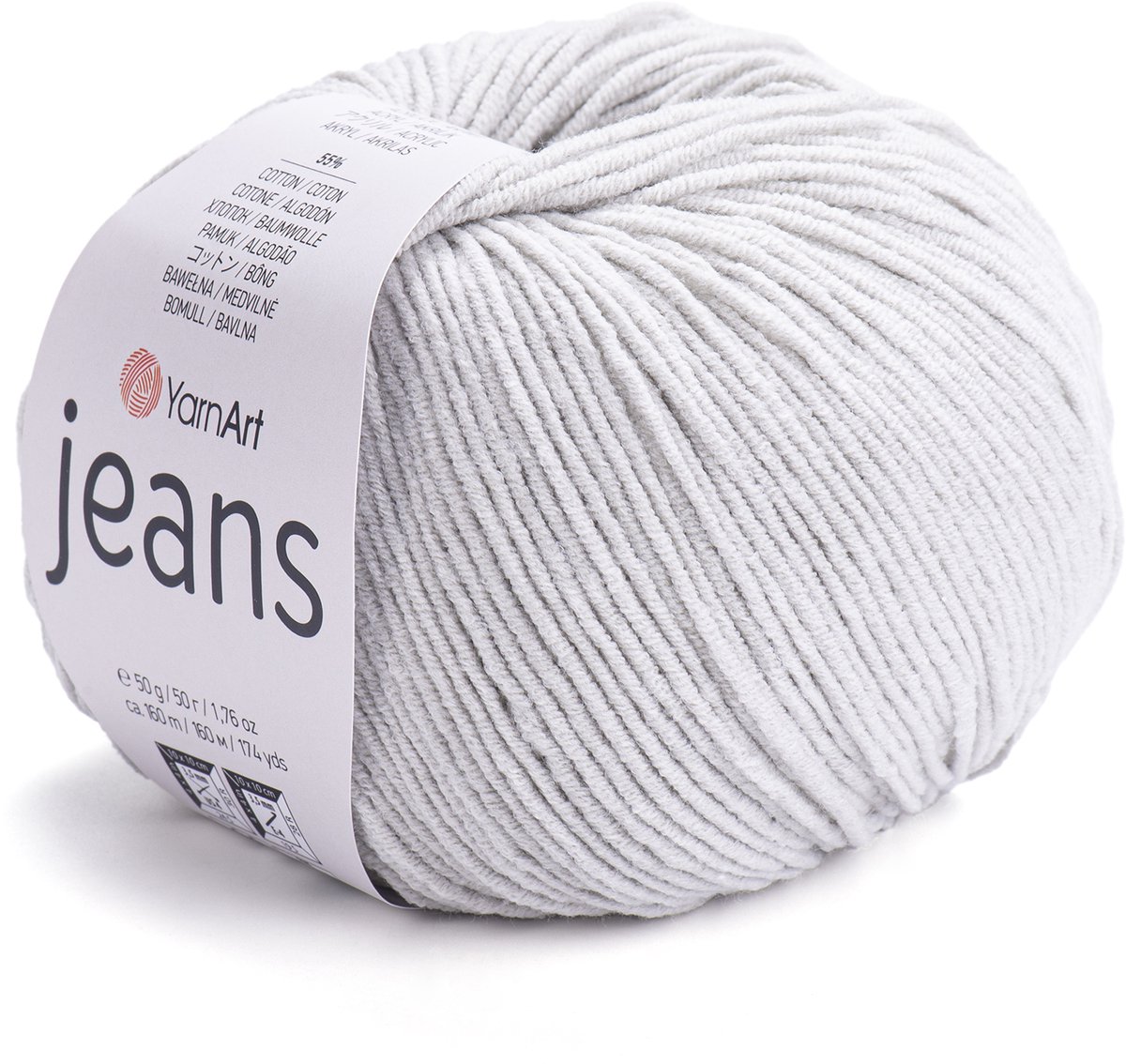 YarnArt Jeans – Katoenmix Breigaren – 50g – 160m – 55% Katoen / 45% Acryl – Voor Amigurumi & Kleding - Kleur 49