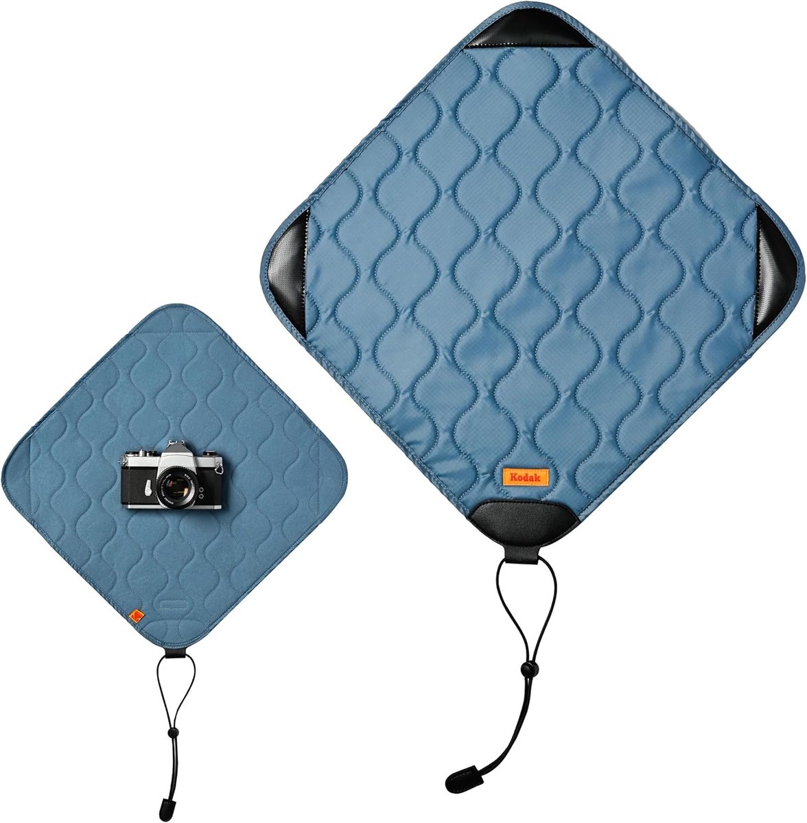 Camera Beschermdoek - Beschermende Wrap - Apparatuur Vervoeren - Waterafstotend Materiaal - 385 x 385 cm - Staalblauw
