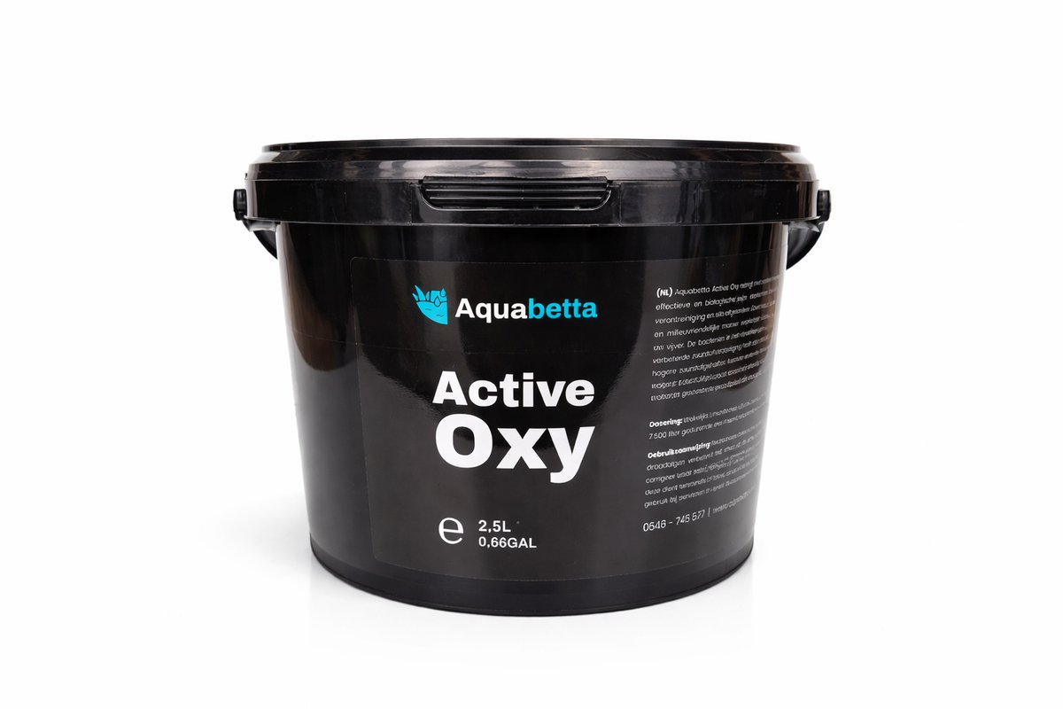 Aquabetta Active Oxy 2,5L - Algenbestrijder voor vijver - Effectief tegen draadalgen - Op basis van zuurstof