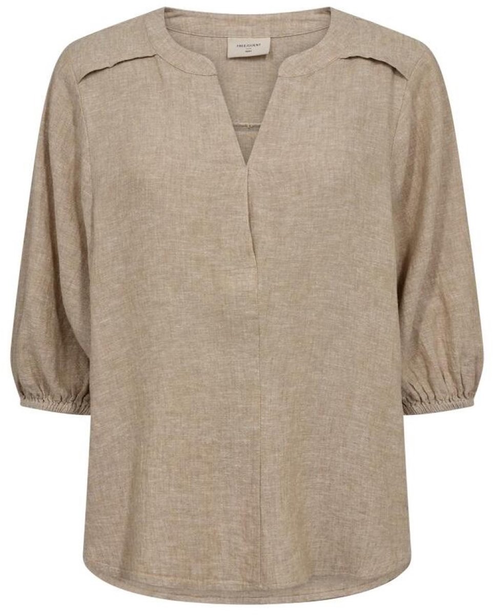 Freequent Blouse Fqlava Blouse 204290 Sand Melange Dames Maat - M