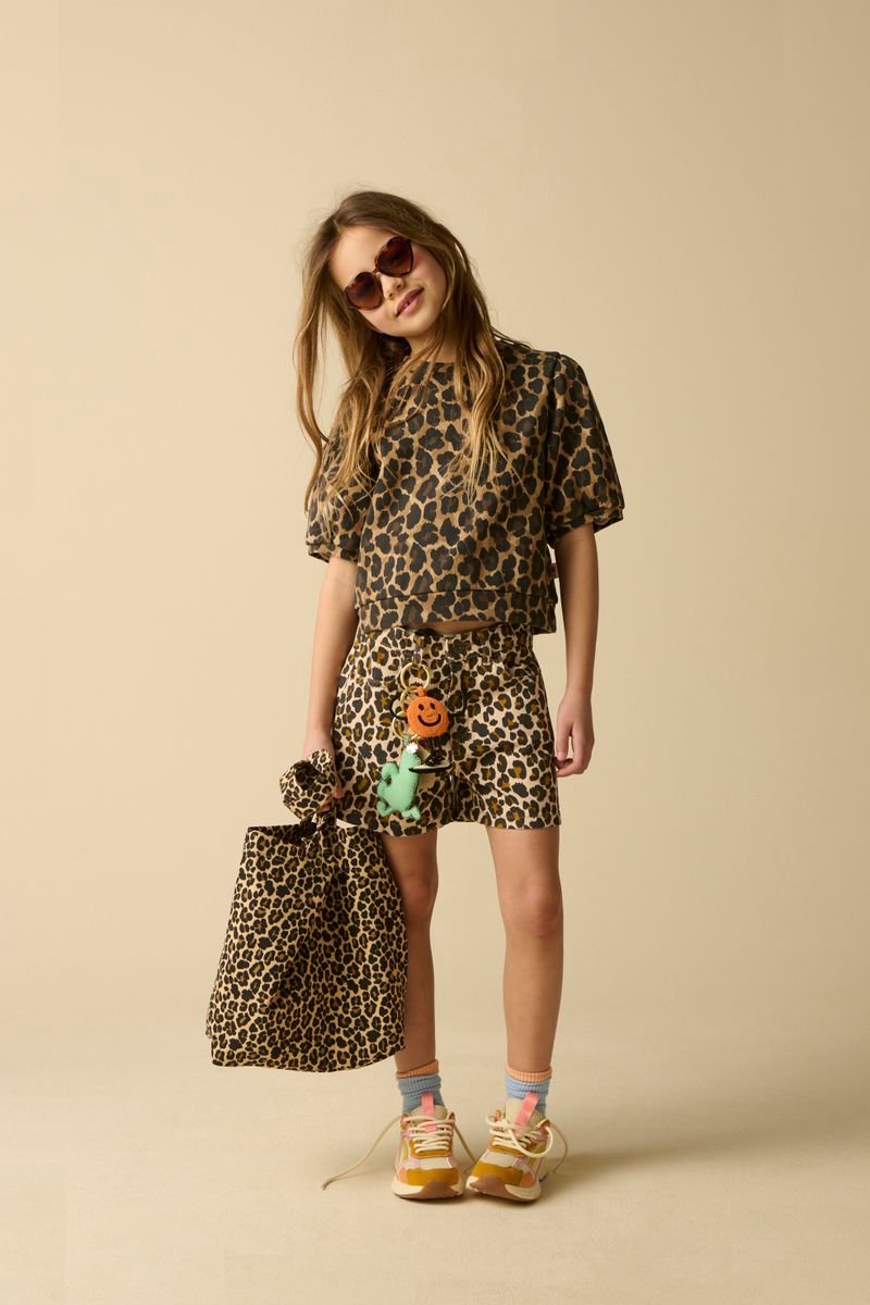 Sissy-Boy - Bruine sweater met leopard print