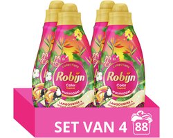 Robijn Klein & Krachtig Collections Vloeibaar Wasmiddel - Tropical - 4 x 22 wasbeurten