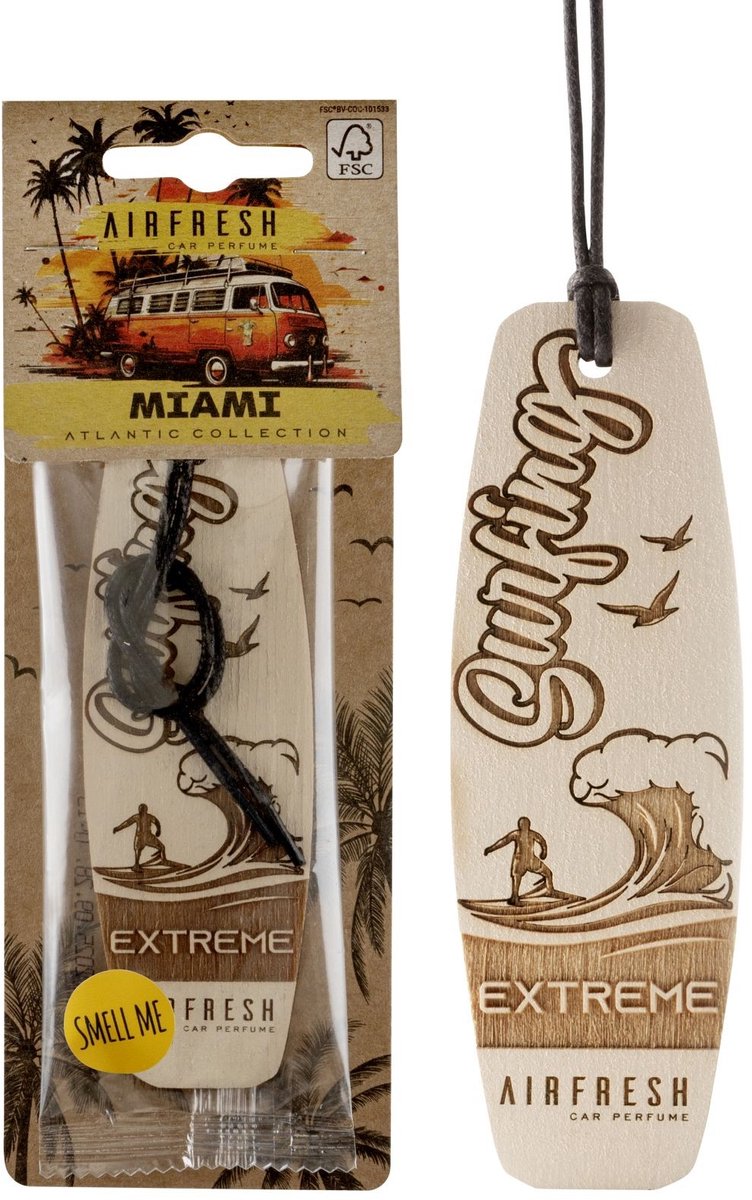 Airfresh - Auto Parfum - Auto Luchtverfrisser - Auto Geurverfrisser - Parfum Voor Jou - autoaccessoires - Miami