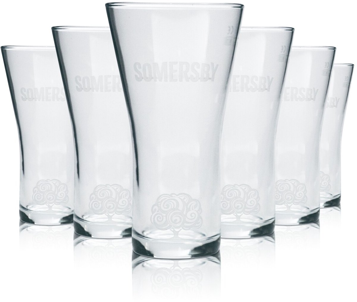 Somersby bierglazen bierglas | 6x 0,5 liter