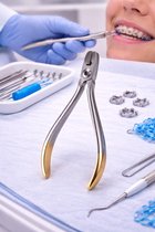 Orthodontische Elastieken 3/16 Inch - 500 Stuks Met 5 Plaatsingsgereedschappen, Tandrubberen Strips
