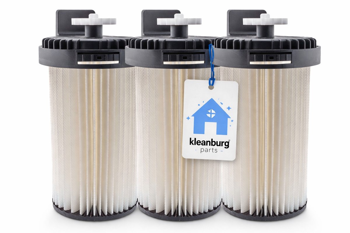 Kleanburg® 3 x Filter voor Miele Blizzard CX1 - Duurzaam Alternatief - Perfecte Pasvorm