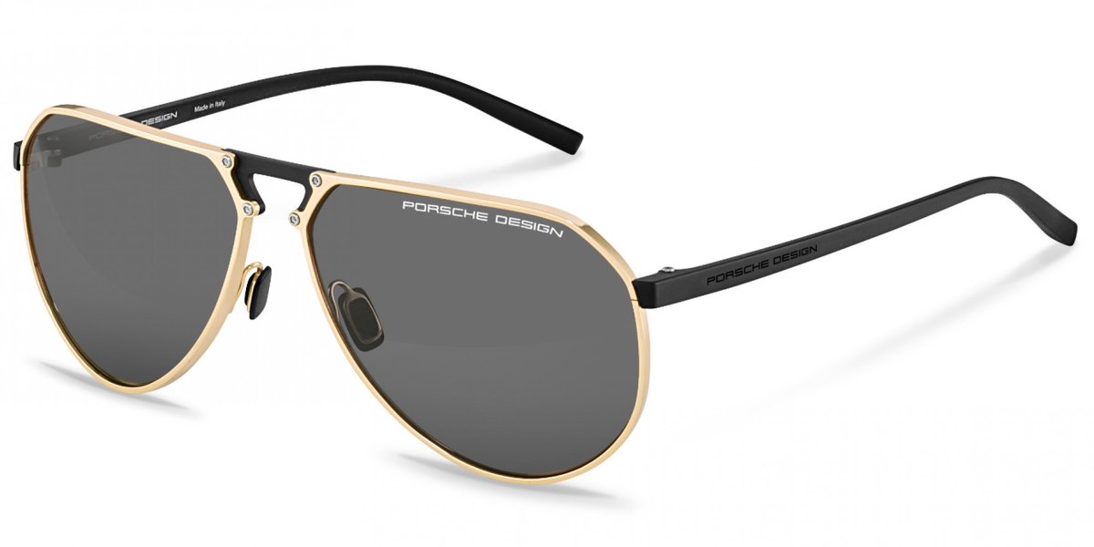 Porsche Design P8938 Gepolariseerde Zonnebril Goud Smoke / CAT3 Man