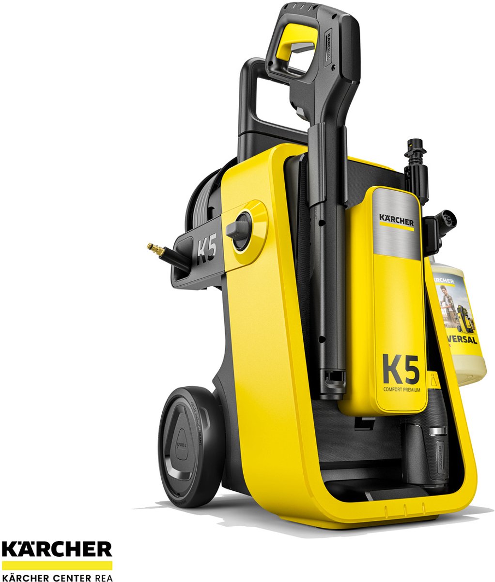 Kärcher K5 Comfort Premium Connect Car & Home Hogedrukreiniger - 145 bar - 500 l/u - 40 m2/u - Slanghaspel - Geschikt voor oa. auto - terras - fietsen - motoren - tuinset en gebieden rondom huis – foto 3