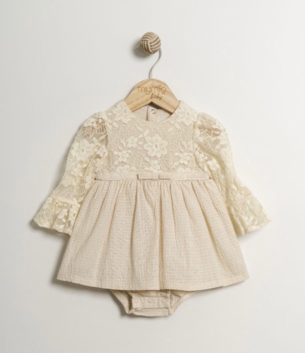 Baby meisjes Romper jurk met kant en Tule, verkrijgbaar in de maten 62 t/m 80
