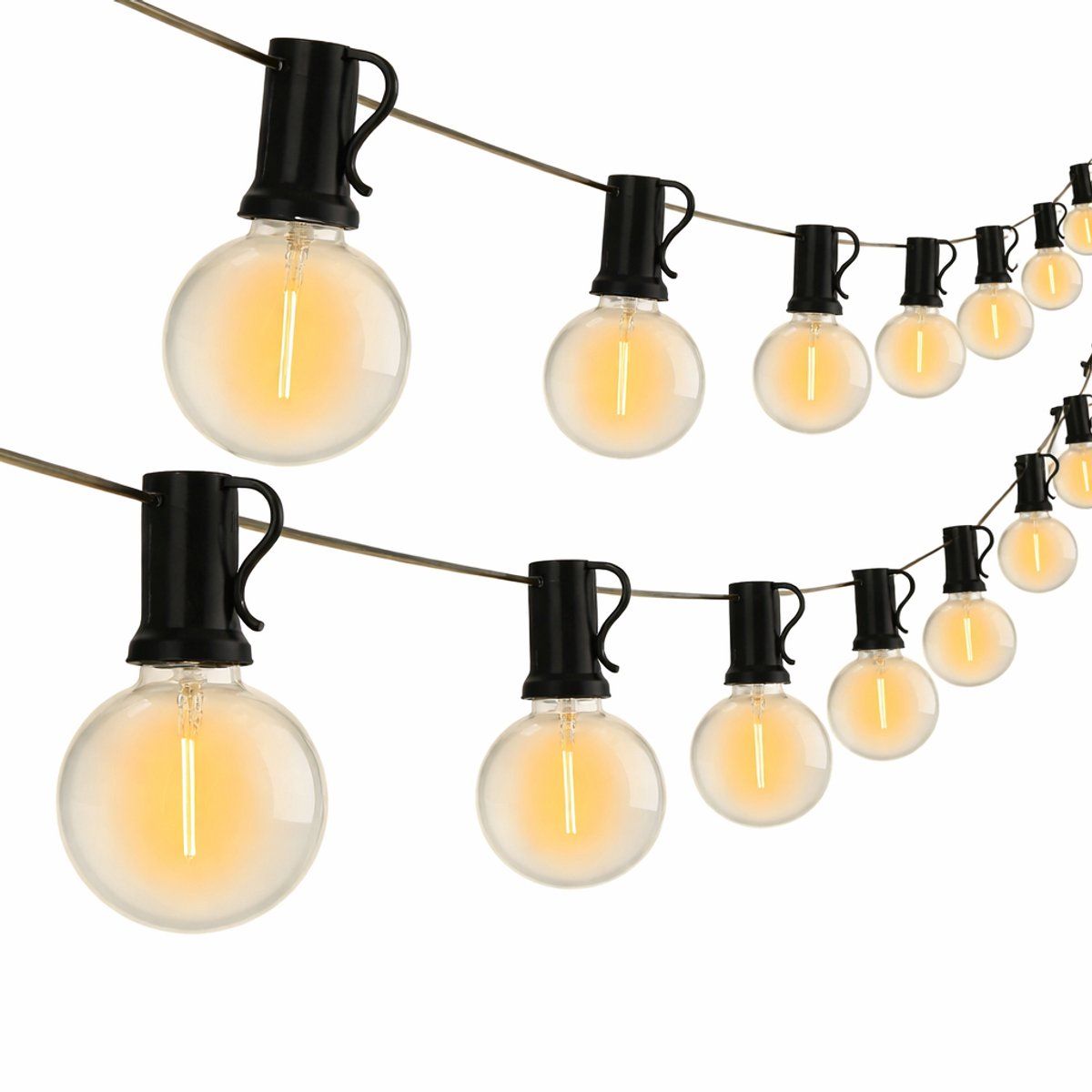 Jurrys Tuinverlichting - Sfeerlampjes - Lichtslinger - Feestverlichting - Tuimlampen - Decoratie - Warm Wit - Dimbaar - 30 Meter
