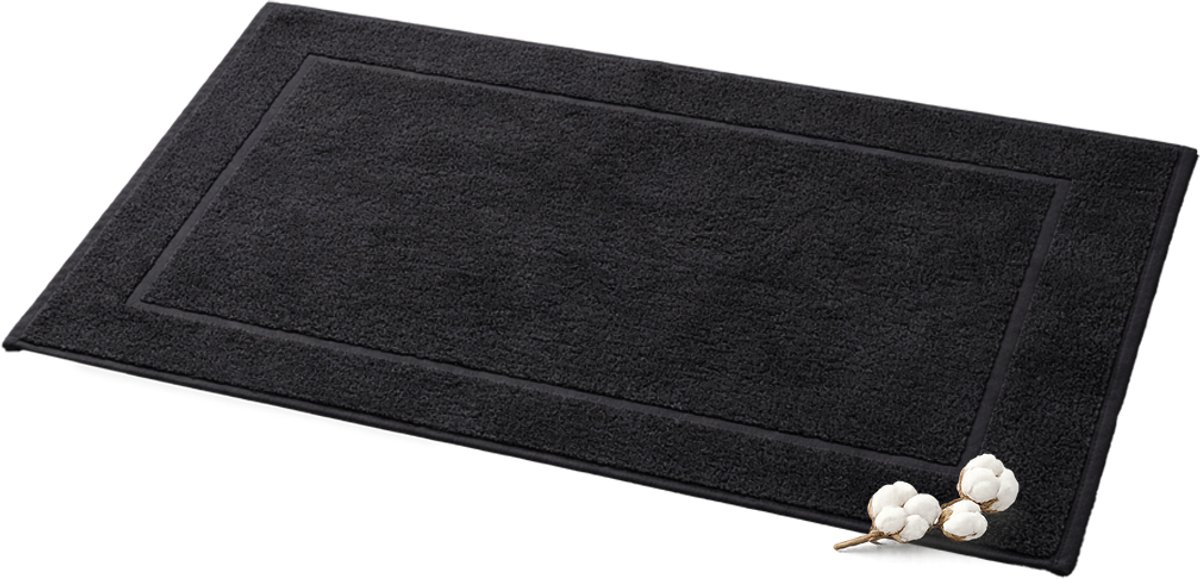 Miss Towels Hotel Badmat - Zwart- 50x80cm - Made in Portugal