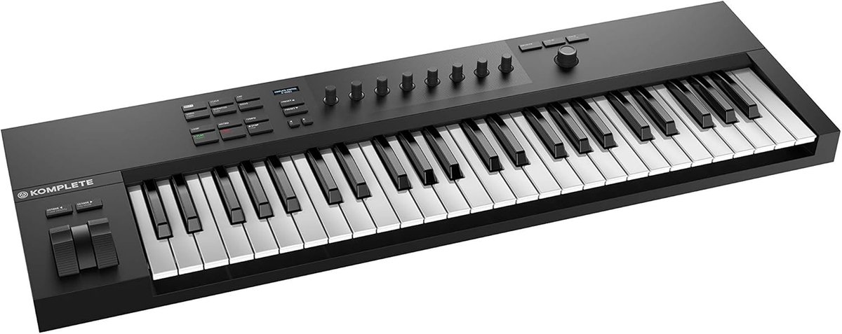 Midi Keyboard - Controller - Muziek Maken - 49 Toetsen - Compact Formaat - Zwart