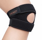 Kniebrace – Verstelbare Kniebandage – Patellabrace voor Heren / Dames – Ondersteuning bij Patella Blessures, Artrose & Meniscus – Verstelbare pasvorm – knie compressie – Knieband –