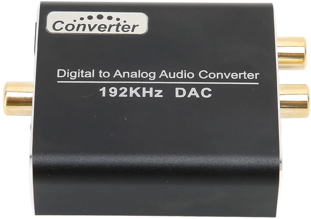 Digitale Audio Converter - Signaal Omzetter - Home Cinema - Hoge Sample Rate - 21 x 9 x 3 cm