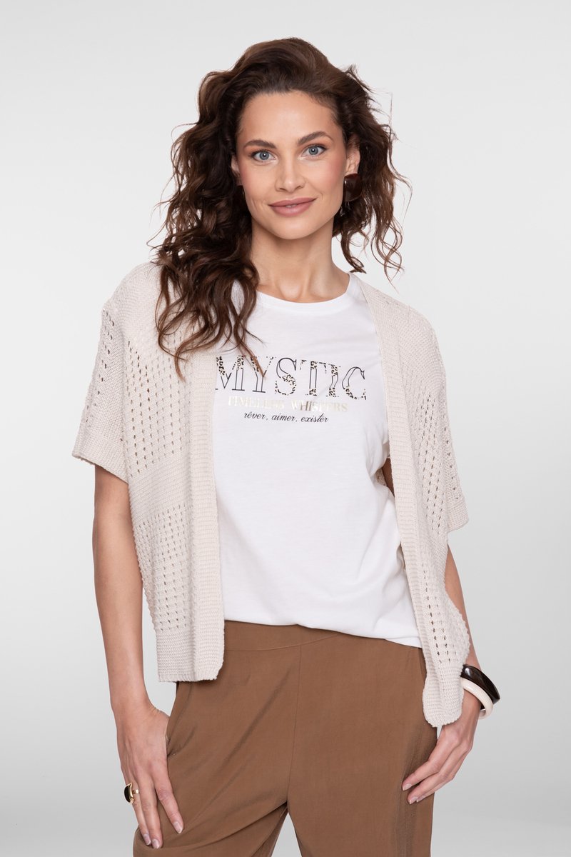 Geisha - Cardigan - Beige - L (40)