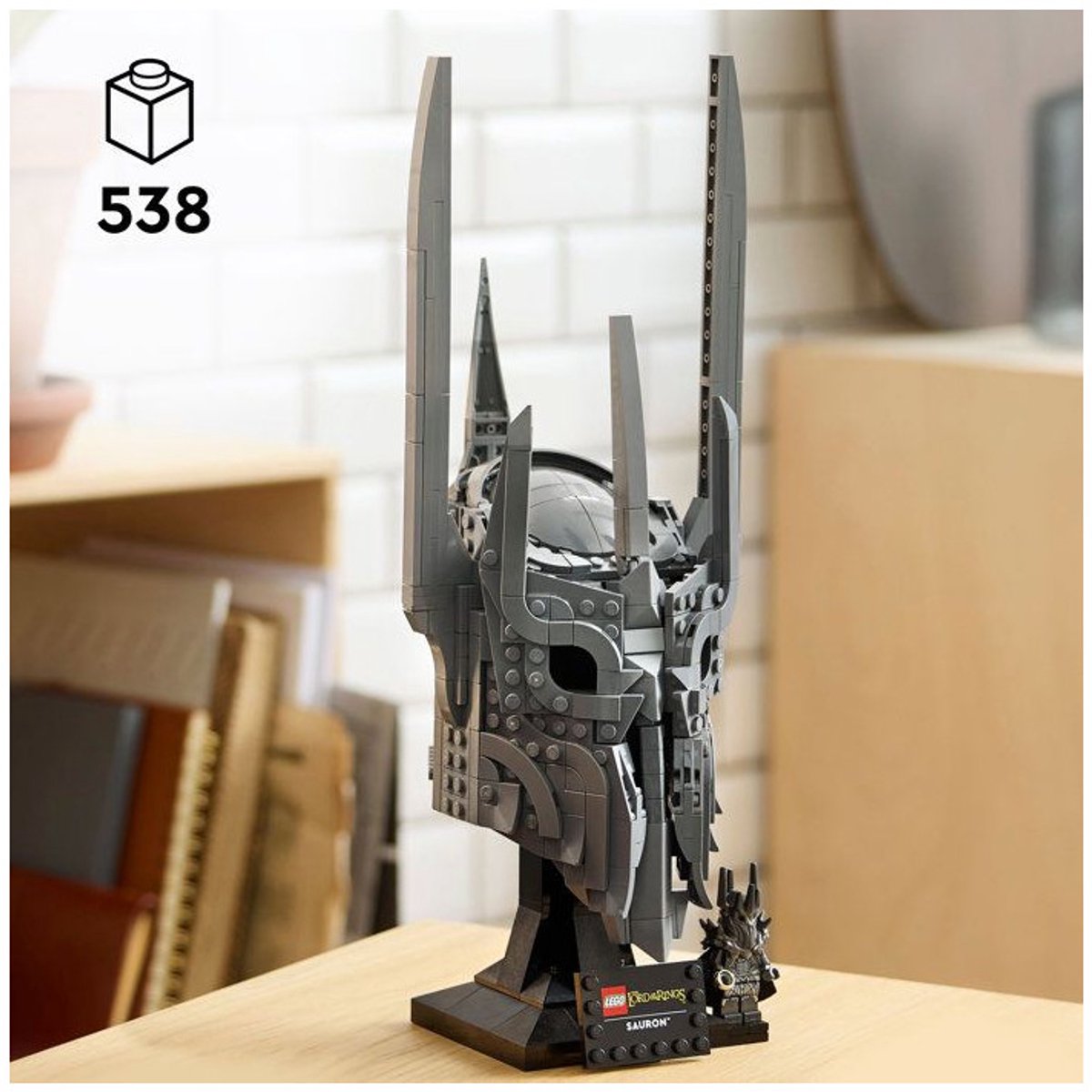 LEGO Icons - The Lord of the Rings: De Helm van Sauron Bouwpakket voor Volwassenen en Woondecoratie - 11373 — afbeelding 17